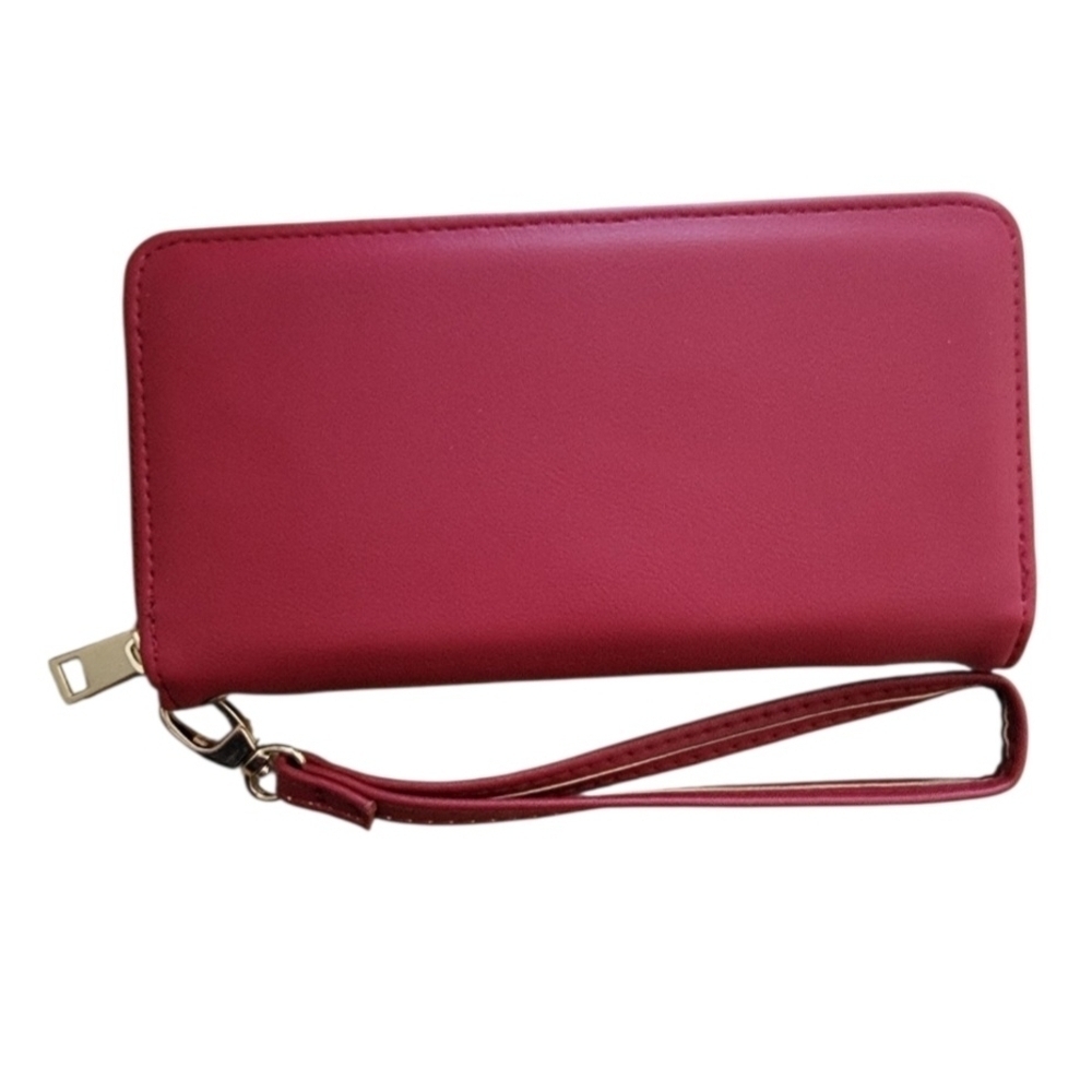 Elegant Red Women's Wallet